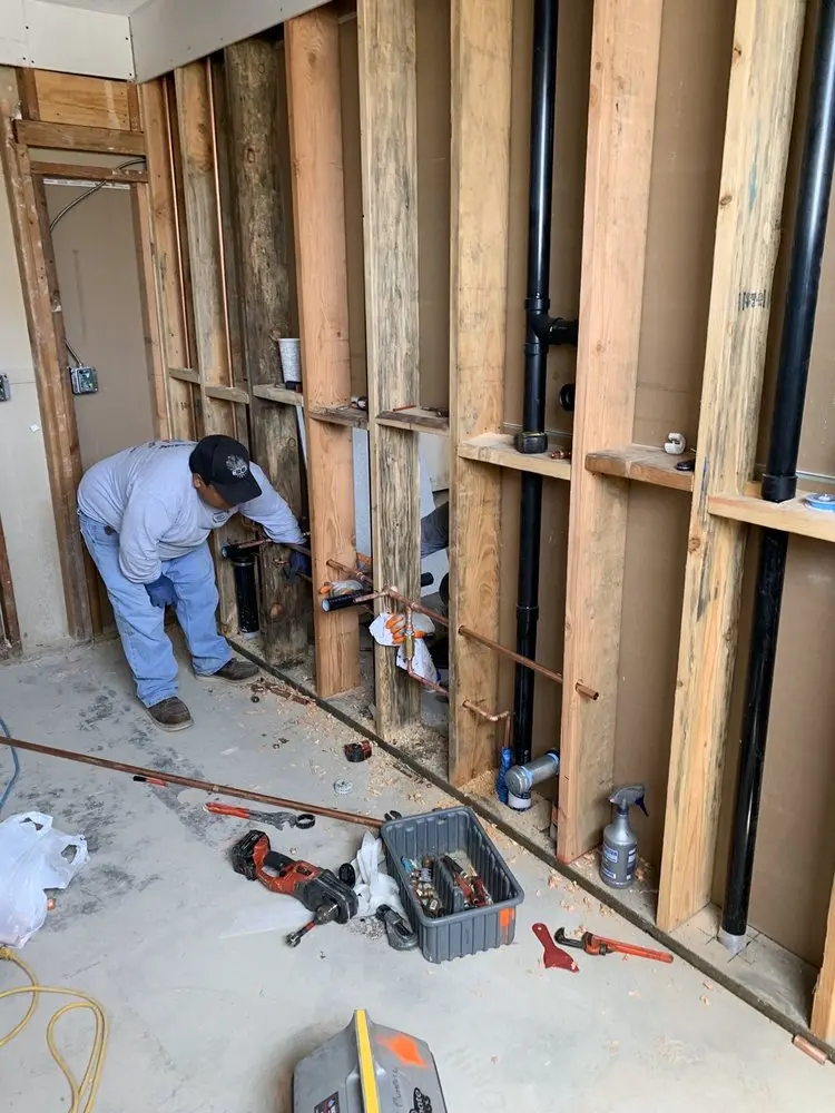Commercial rough-in plumbing for Commercial Plumbing in North Austin